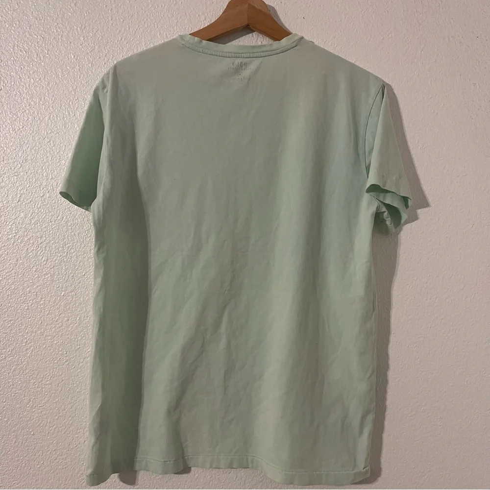Polo by Ralph Lauren Light Mint Green Pocket Tee with Lavender Pony